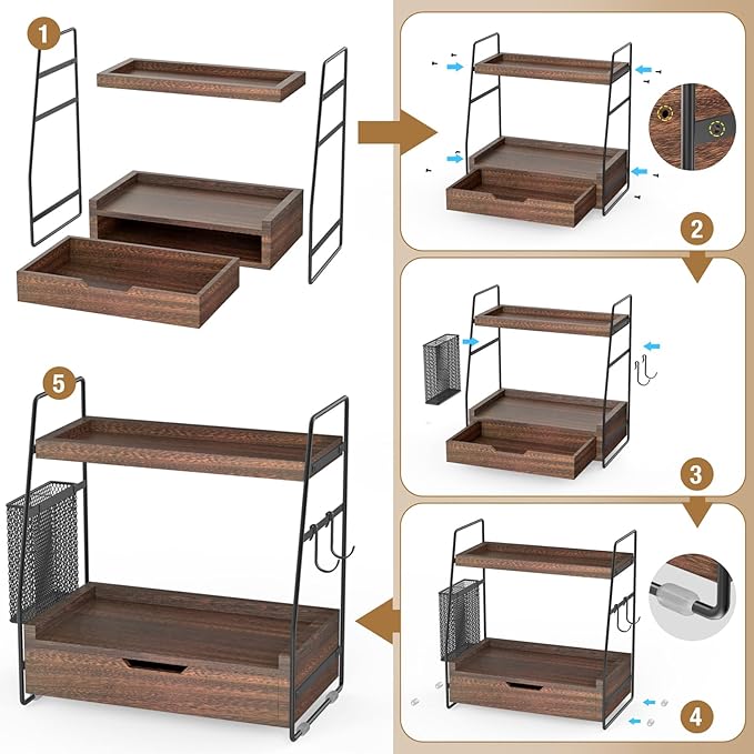 2-Tier Bathroom Counter Organizer - Image 5