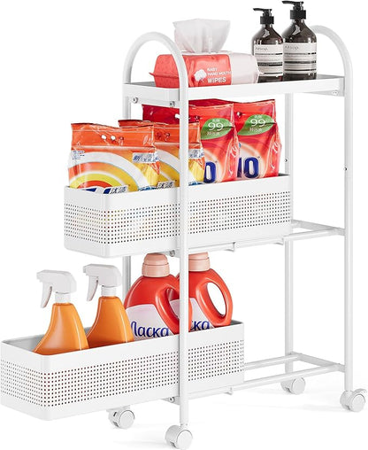 KINGRACK 3-Tier Slim Storage Cart by KINGRACK