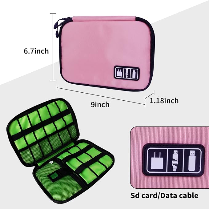 Lcsmaokin Electronics Travel Organizer, Portable Waterproof Electronic Travel - Image 5