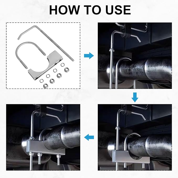 304 Stainless Steels 3” Exhaust Hangers, Muffler Hangers | COROTC Universal - Image 5