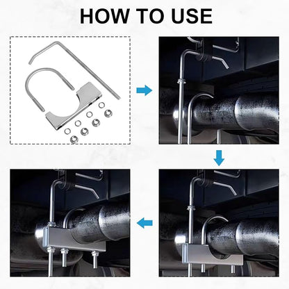 304 Stainless Steels 3” Exhaust Hangers, Muffler Hangers | COROTC Universal - Image 5