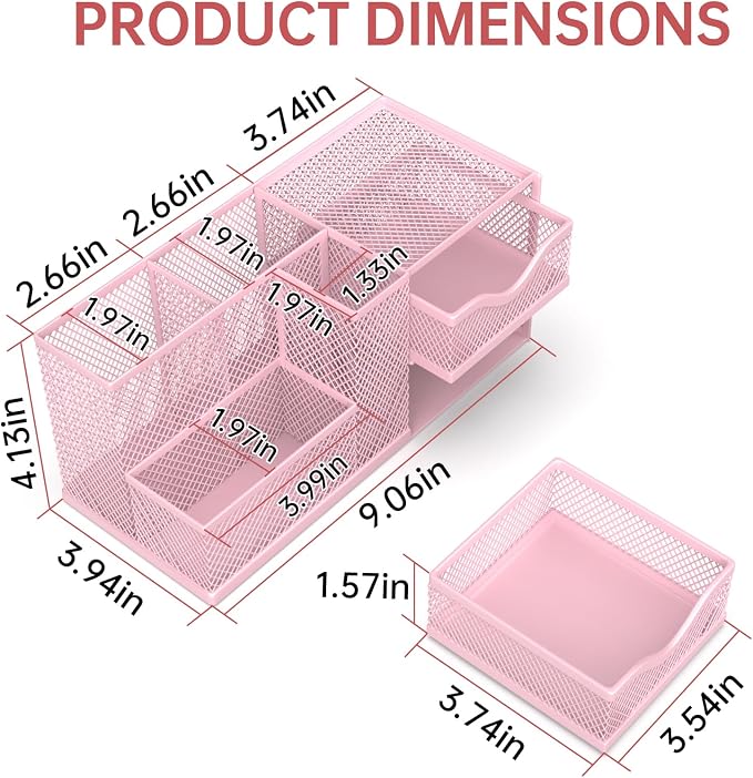 Mesh Desk Organizer, Pen Organizer - Image 2