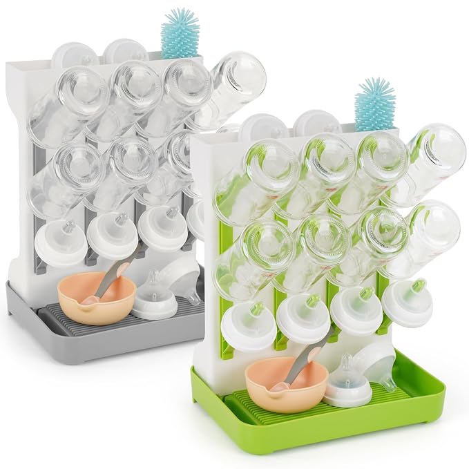 Baby Bottle Drying Rack, Vertical Bottle Dryer Holder by Unknown