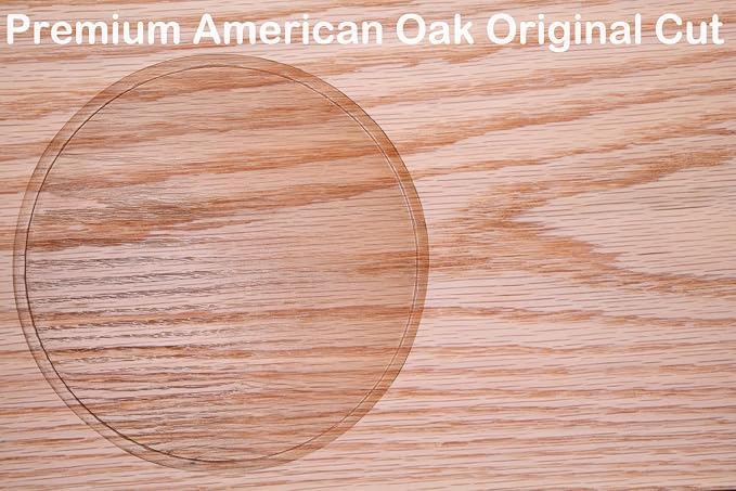 14" USA Oak Wood Lazy Susan Organizer Kitchen Turntable - Image 4