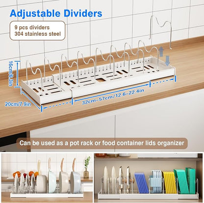 Pots and Pans Organizer Under Cabinet - Image 2