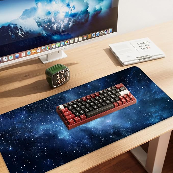 Galaxy Mouse Pad – Large Extended Desk Mat 35.43 x 15.75 in – Deep Space Nebula - Image 2