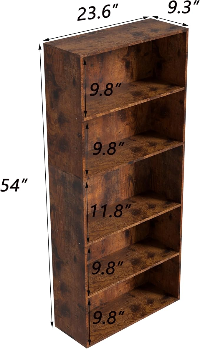 Wooden Cube Storage Organizer, Low Bookcase Storage Display Organizer) - Image 3