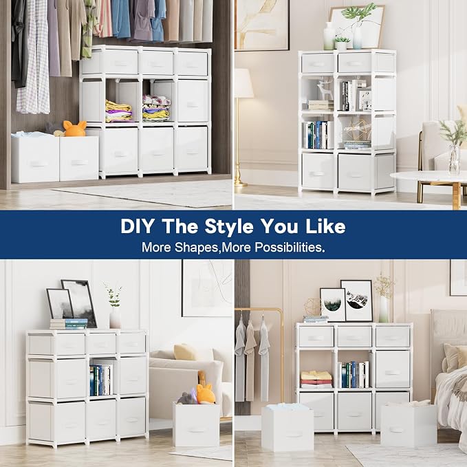 Mavivegue 9 Cube Storage Organizer, Closet Organizer - Image 5