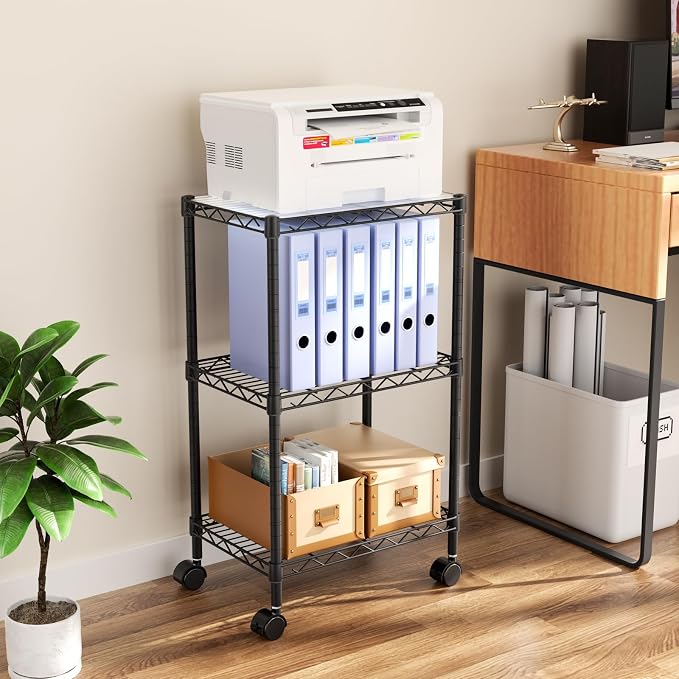 Golpart Small Shelves Storage Wire Metal Adjustable Shelf Unit - Image 9