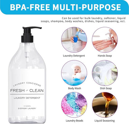 1/2 Gallon Laundry Detergent Dispenser Bottle - Image 4