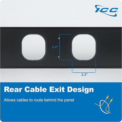 ICC 2U Finger Duct Cable Manager Panel - Image 9