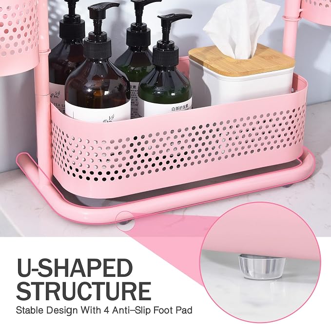 KINGRACK 3 Tier Bathroom Organizer Countertop, Rotating Desktop Skincare - Image 7