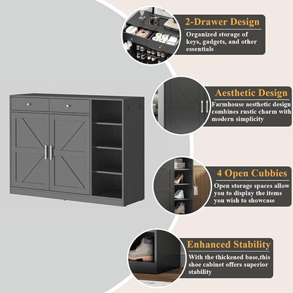 Loomie 5-Tier Shoe Cabinet - Image 4