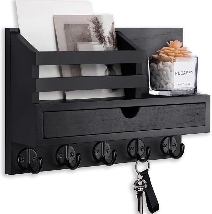 Key Holder Wall Mount, Mail Holder by Lucundm