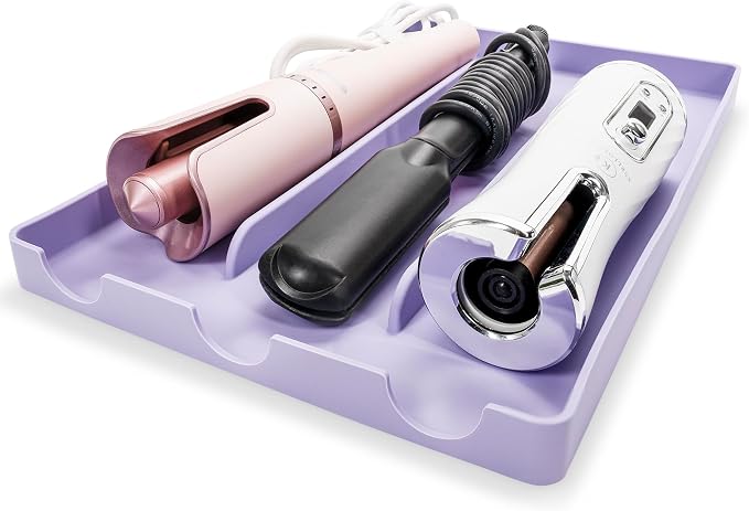 Silicone Hair Tool Organizer – Heat-Resistant Mat & Holder by PROBLEMFIXED