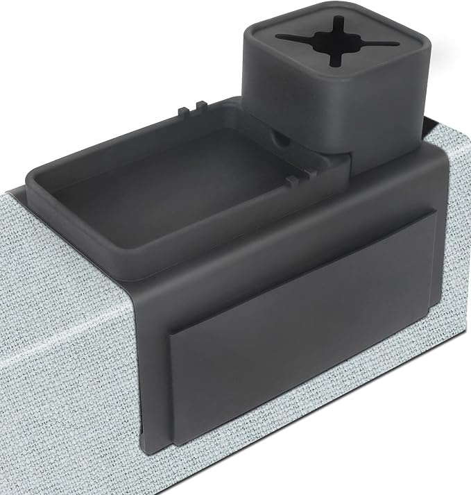 Silicone Couch Cup Holder, VIENFUT Anti-Spill Anti-Slip Sofa Armrest Tray - Image 8