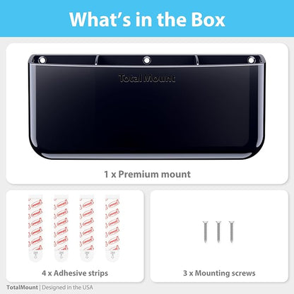 TotalMount Hole-Free Remote Holder – Eliminates Need to Drill Holes in Your Wall - Image 9