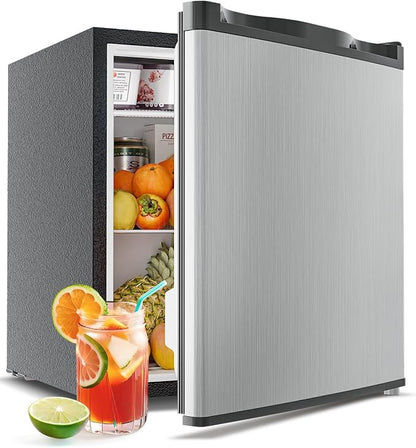 Mini Fridge with Freezer by Feelfunn