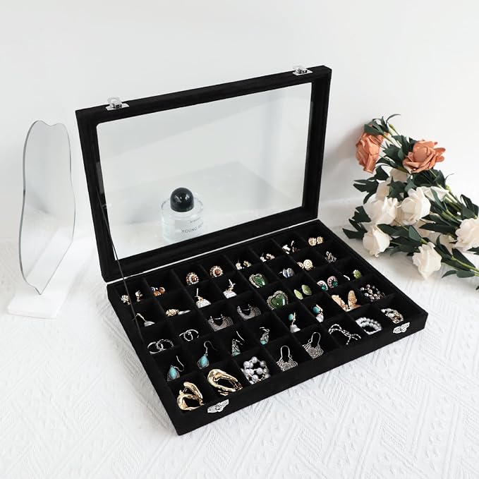 Wudygirl 40 Grid Jewelry Organizer Tray - Image 3
