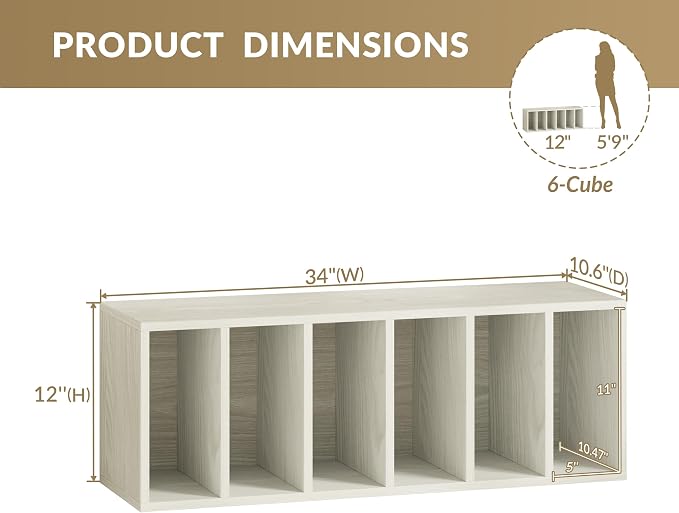 IOTXY DIY Modular Cube Bookcase - Image 3