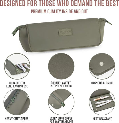 BAREFOOT CARIBOU Hair Tools Travel Bag and Heat Resistant Mat - Image 7