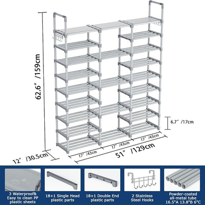 Mavivegue 9 Tiers Tall Shoe Organizer - Image 2