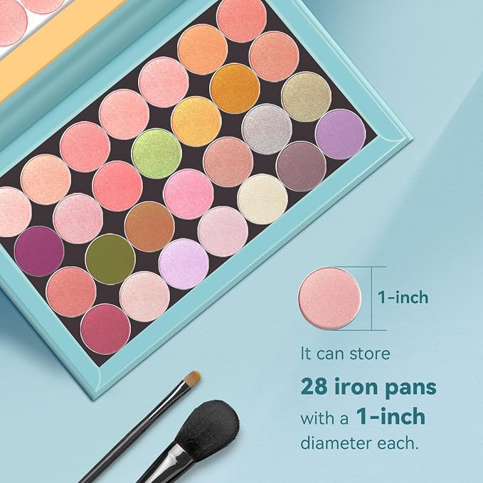Empty Magnetic Makeup Palette, DIY Eyeshadow Pans Organizer - Image 3