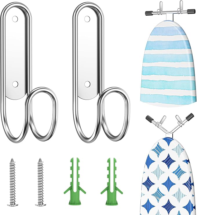 Ironing Board Hanger Wall Mount, Ironing Board Holder by LOXSUN