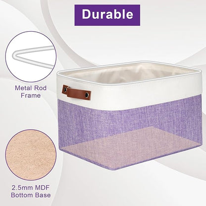 Storage Bins Large Fabric Storage Baskets - Image 4