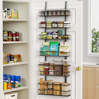 Moforoco 6-Tier Over The Door Pantry Organizer, Pantry Organization and Storage - Image 7