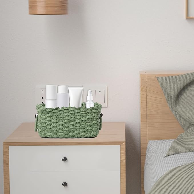 Small baskets for Organizing, Cute woven Storage basket - Image 3