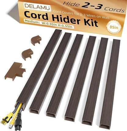 Delamu Cord Hider, 85in Cord Covers by DELAMU
