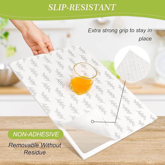Cooyes Refrigerator Drawer Liners, Premium Absorbent Fridge bin Liners Non-Slip - Image 3