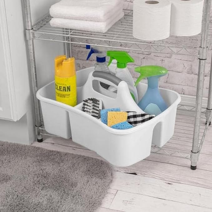 Extra Large 5 Gal Divided Cleaning Caddy Organizer - Image 4