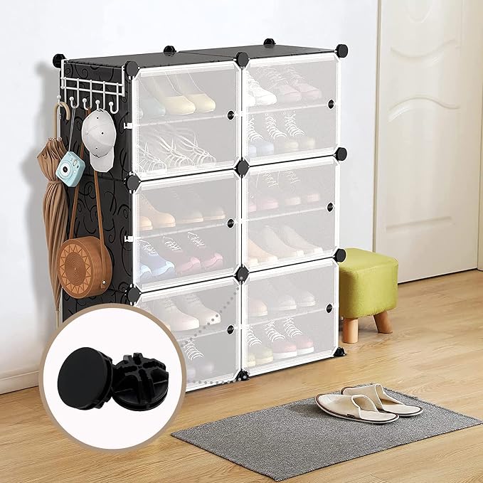 50Pcs Wire Cube Plastic Connectors Plastic Grid Cube Organizer Connector - Image 7