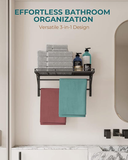 OROPY 23 Inch Wall Mounted Pot Rack Storage Shelf - Image 7