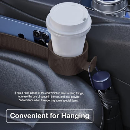 Car Seat Gap Plug with Storage Slot, Auto Gap Filler Organizer with Cup Holder - Image 2