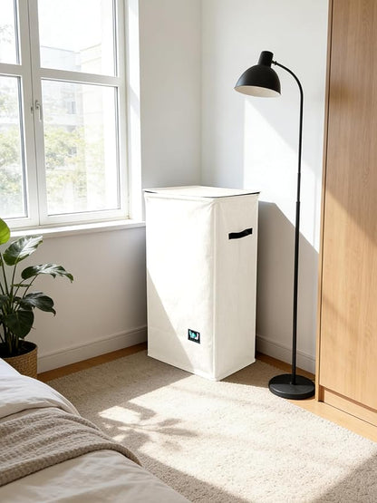 WTREE Laundry Hamper with Lid, Reinforced Sturdy Clothes Hamper with - Image 7