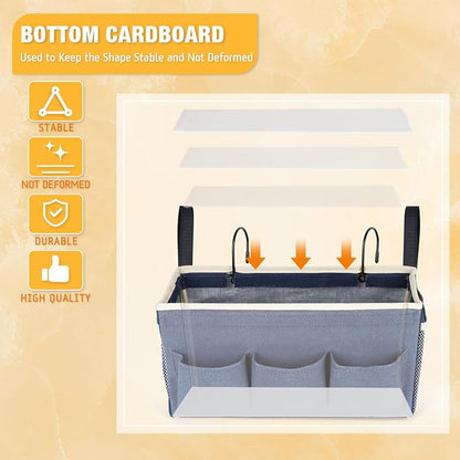 Bedside Caddy Bedside Organizer Bedside Storage Caddy - Image 6