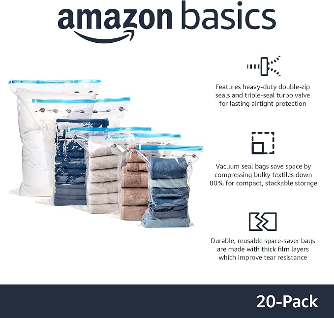 Amazon Basics Vacuum Storage Bags - Image 2