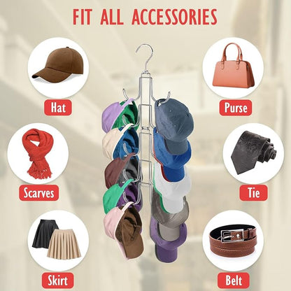 Hat Organizer for Closet, Collapsible Caps Rack - Image 5