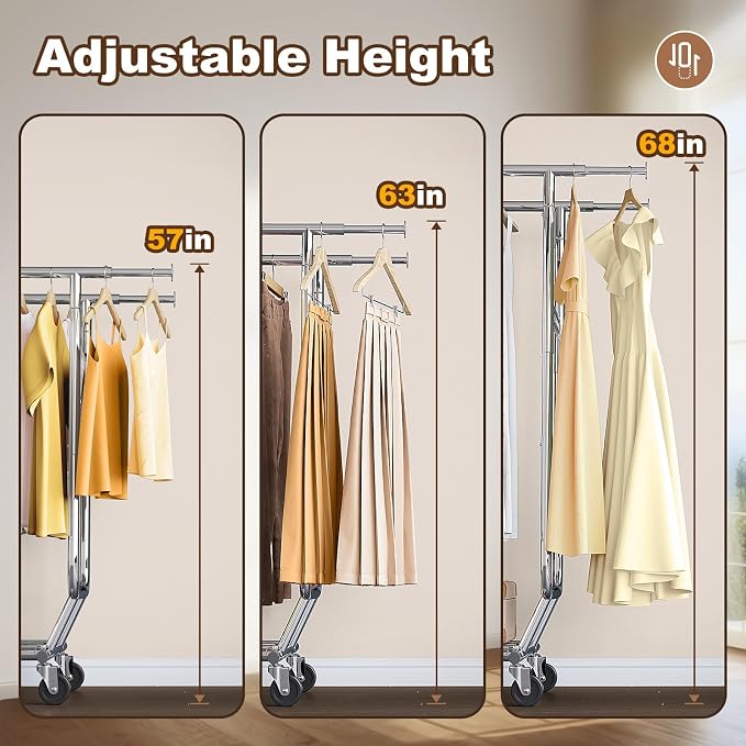 HOKEEPER 600 lbs Commercial Clothing Garment Rack - Image 5