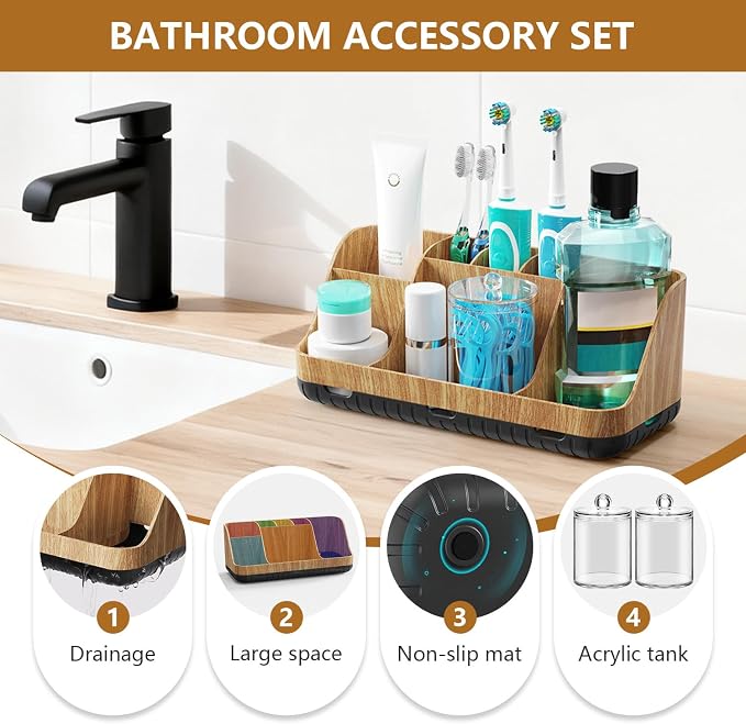 Bathroom Toothbrush Holder Set - Image 4