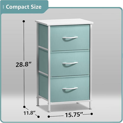 Sorbus Nightstand with 3 Drawers - Image 3