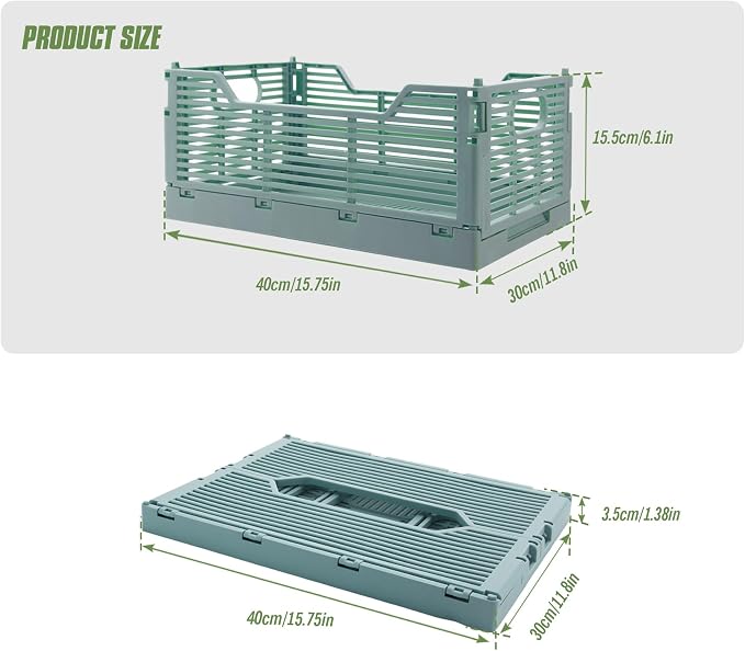 ivikivi 2-Pack Collapsible Crates - Image 2