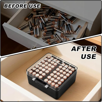 FULLCASE Battery Storage Organizer Box, Holder Container - Image 6