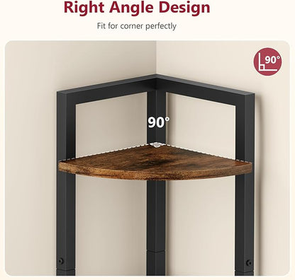 Tajsoon Corner Shelf Stand 3 Tier 39.5" - Image 4