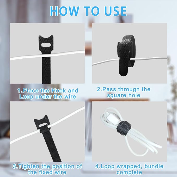 100pcs Reusable Cable Ties - Image 6