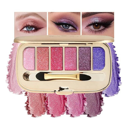 Glitter Eyeshadow Palette, Ultra-Shiny Sparkle Shimmer Eye Shadow by Unknown