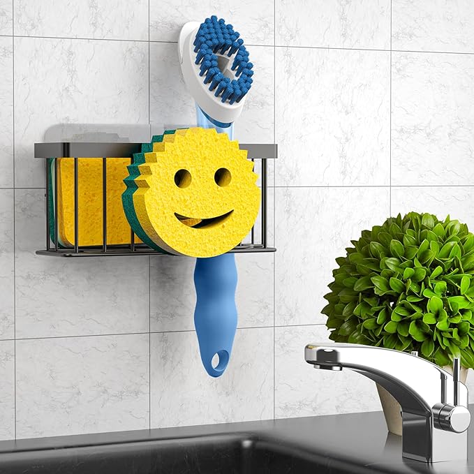 Sponge Holder Smiley Face, Sink Caddy - Image 6